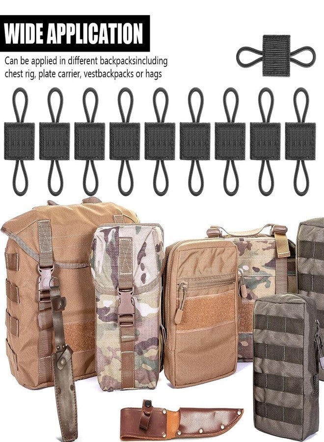 SHOPEE 10 Pieces Molle Attachments Tactical Backpack Accessories Gear Holder Clip Molle Webbing Binding Ribbon Elastic Buckle Multipurpose Tactical Bag Molle Accessories - Image 4